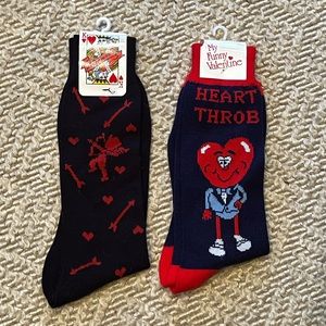 NWT Valentines Day / Heart Socks 10-13